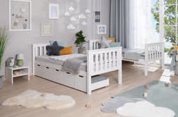 Ticaa Etagenbett Sammy | Weiß
