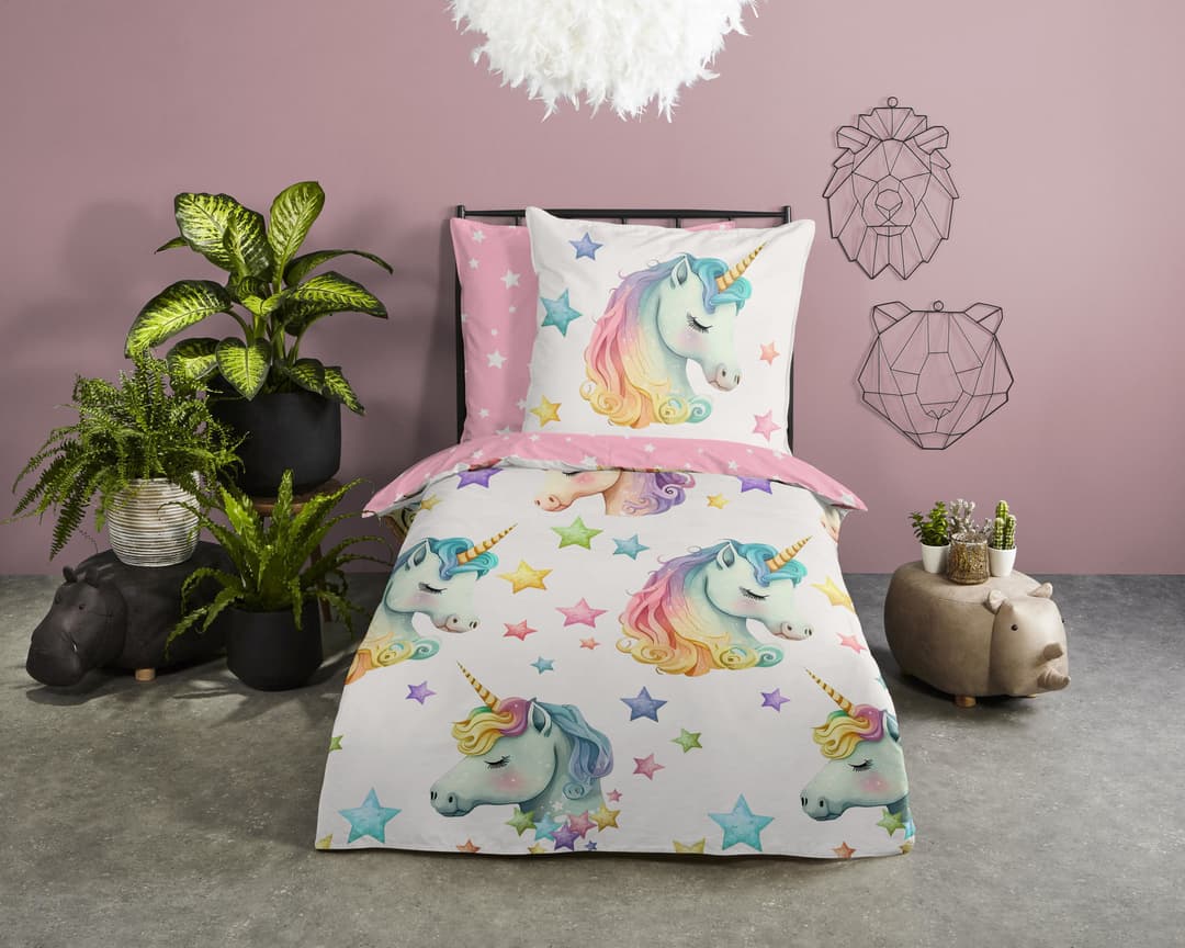 PURE luxury collection Kinderbettwäsche Fancy | Mehrfarbig