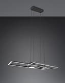 TRIO Leuchten ALBANY LED Pendelleuchte | Schwarz 3