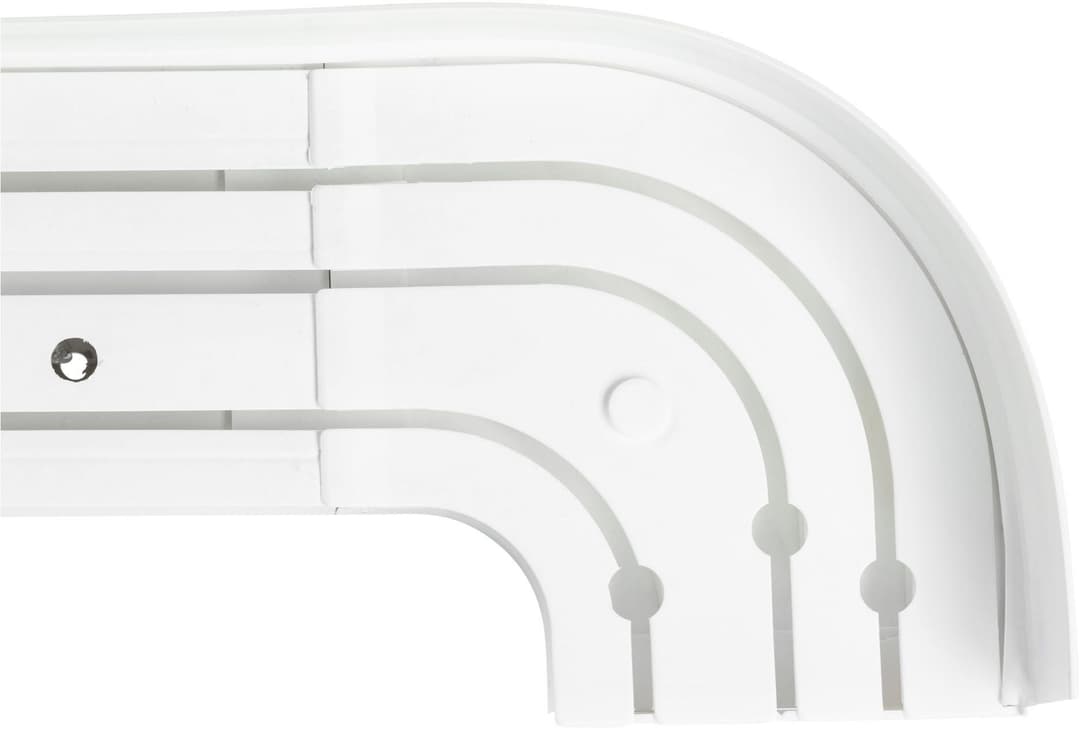 SN DECO GROUP Vorhangschiene SH3 | Weiß