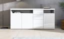 borchardt Möbel Highboard Kapstadt | Weiß