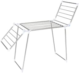 WENKO Wäscheständer Profi Plus | Silber