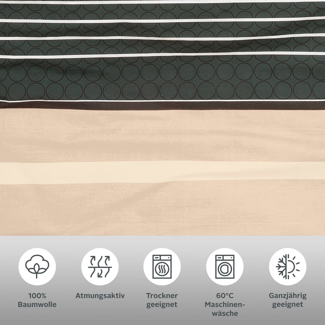 OTTO home Bettwäsche Circle | Beige