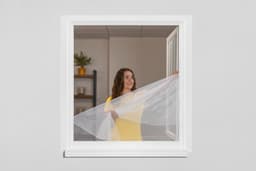 SCHELLENBERG Fliegengitter-Gewebe für Fenster | Weiß