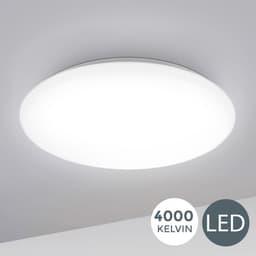 B.K.Licht LED Deckenleuchte Leonis | Weiß