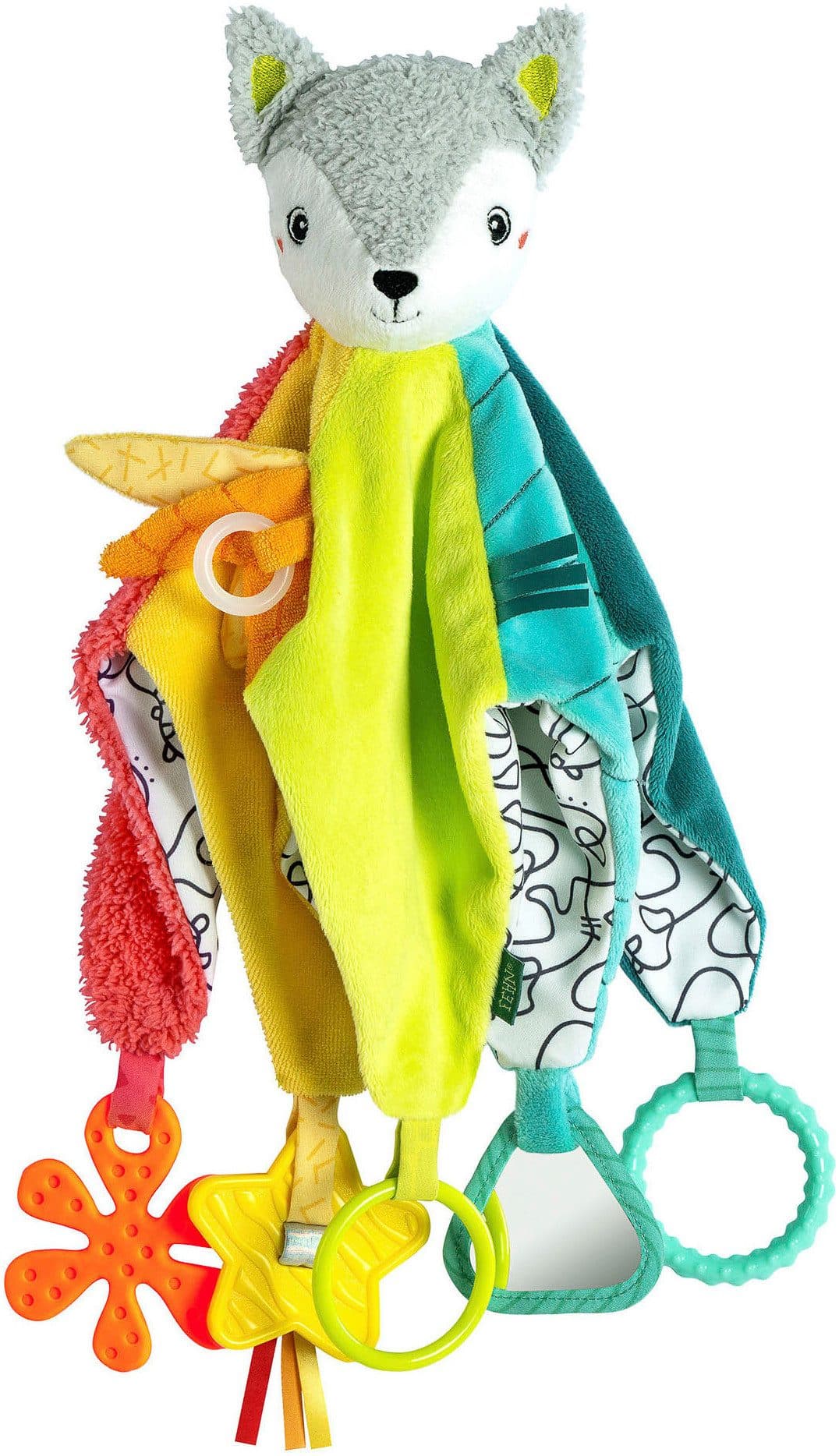 Fehn Schmusetuch DoBabyDoo Fuchs Deluxe | Mehrfarbig