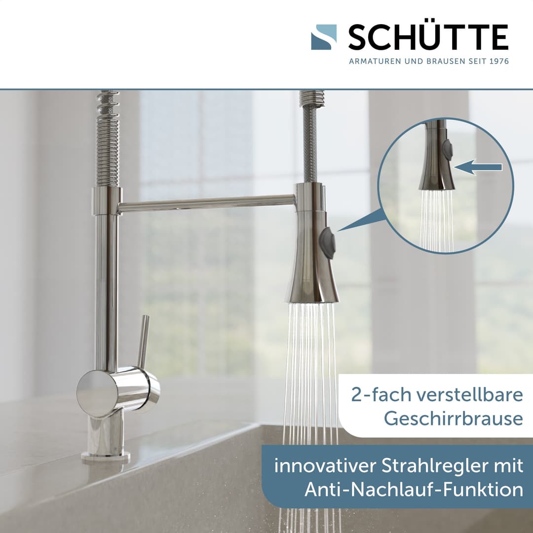 Schütte Spültischarmatur CORNWALL | Silber