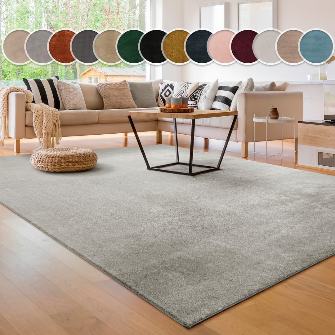 Paco Home Teppich Cadiz 630 | Grau