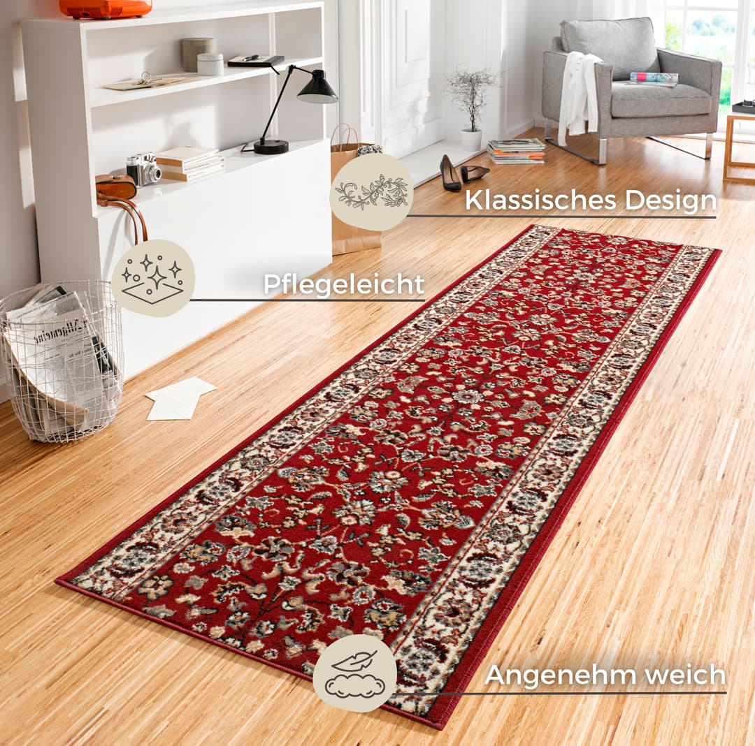 HANSE Home Läufer Vintage | Rot
