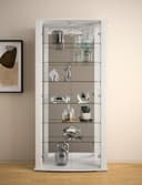 fif möbel Vitrine STELLA | Weiß