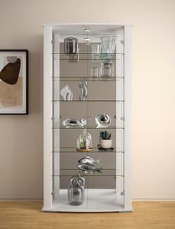 fif möbel Vitrine STELLA | Weiß