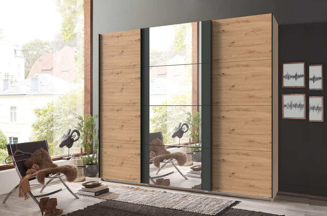 Wimex Schwebetürenschrank Bern | Holztöne