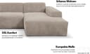 WERK2 Ecksofa Zeus-L | Beige 3
