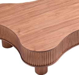 SalesFever Couchtisch Wohnzimmertisch organisch mit | Braun
