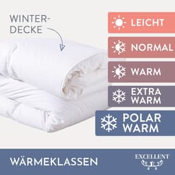 Excellent Gänsedaunenbettdecke Davos | Weiß