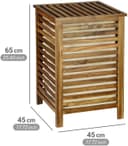 WENKO Wäschetruhe Fondi | Braun 5