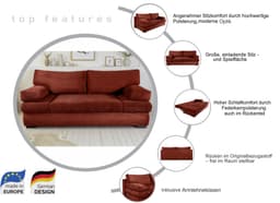 COLLECTION AB Schlafsofa Tina | Grün
