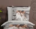 PURE luxury collection Kinderbettwäsche Snooze | Grau 3