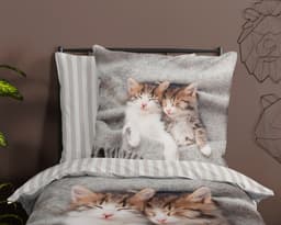 PURE luxury collection Kinderbettwäsche Snooze | Grau