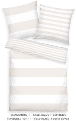 TOM TAILOR HOME Wendebettwäsche SIENA | Beige