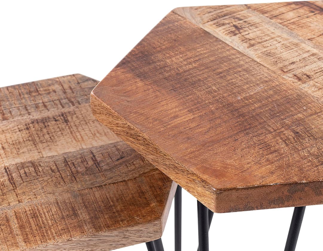 byLIVING Beistelltisch Elea | Holztöne