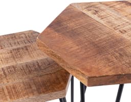 byLIVING Beistelltisch Elea | Holztöne