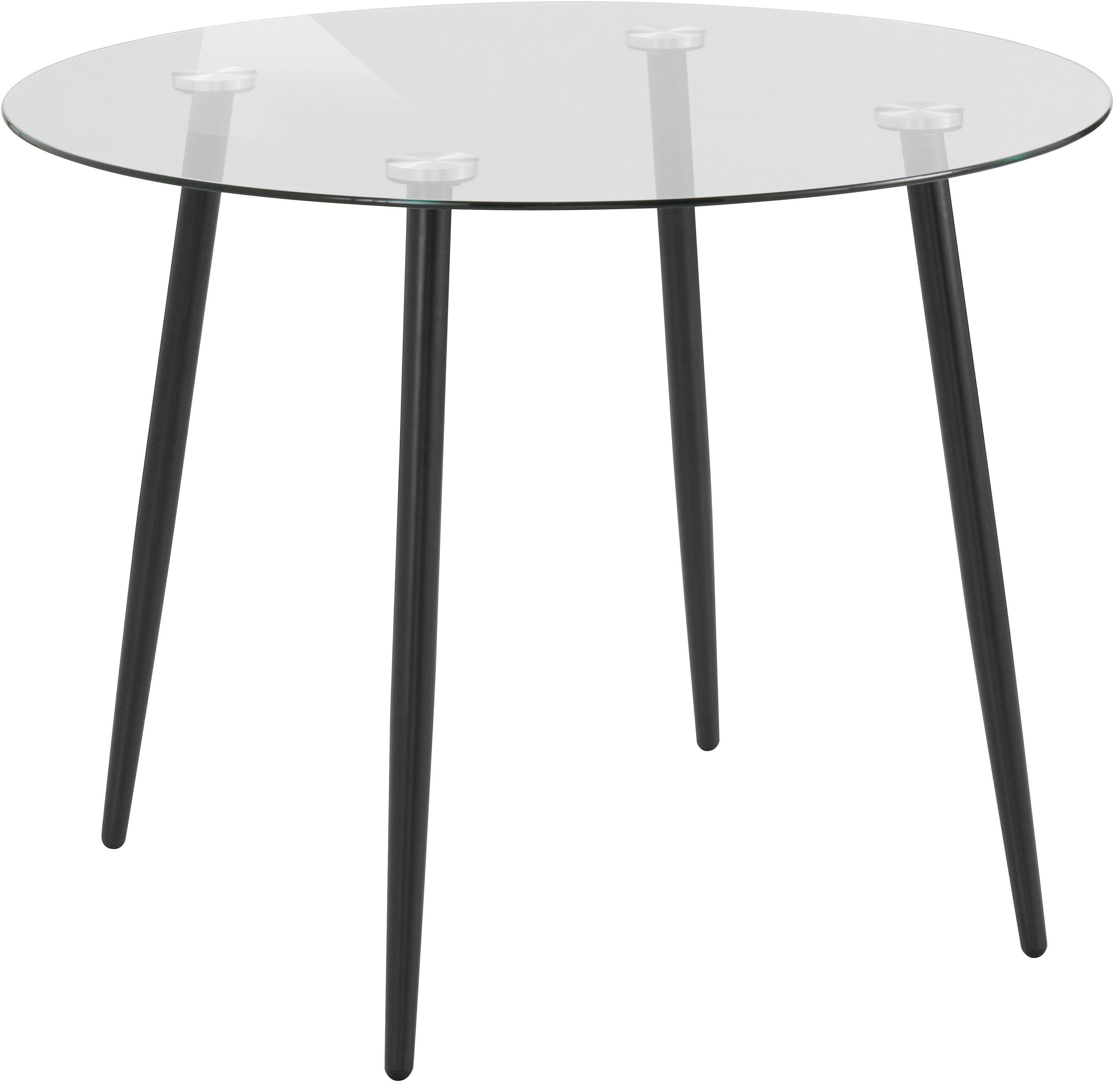 OTTO home Glastisch Danny | Schwarz