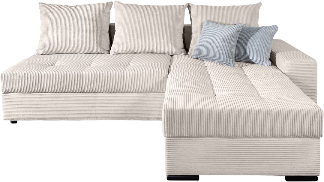 COLLECTION AB Ecksofa Josy L-Form | Beige