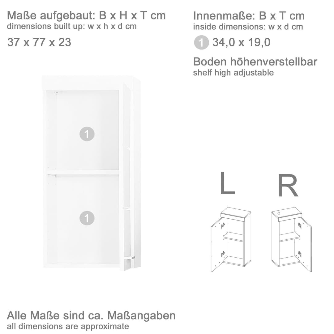 welltime Badmöbel-Set Avena | Weiß