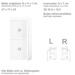 welltime Badmöbel-Set Avena | Weiß