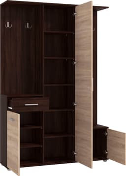 INOSIGN Kompaktgarderobe Martin | Holztöne