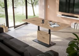 Mäusbacher Lift Couchtisch | Holztöne