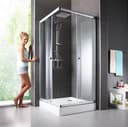 welltime Eckdusche Trento | Silber 3