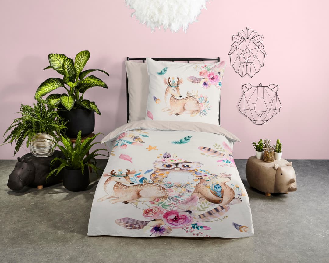 PURE luxury collection Kinderbettwäsche Meandra | Mehrfarbig