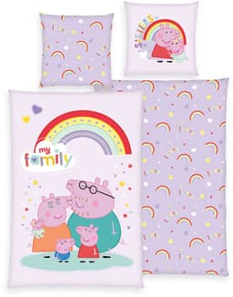 Peppa Pig Wendebettwäsche | Mehrfarbig