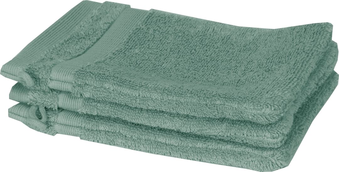 SCHÖNER WOHNEN-Kollektion Waschhandschuh Cuddly | Grün