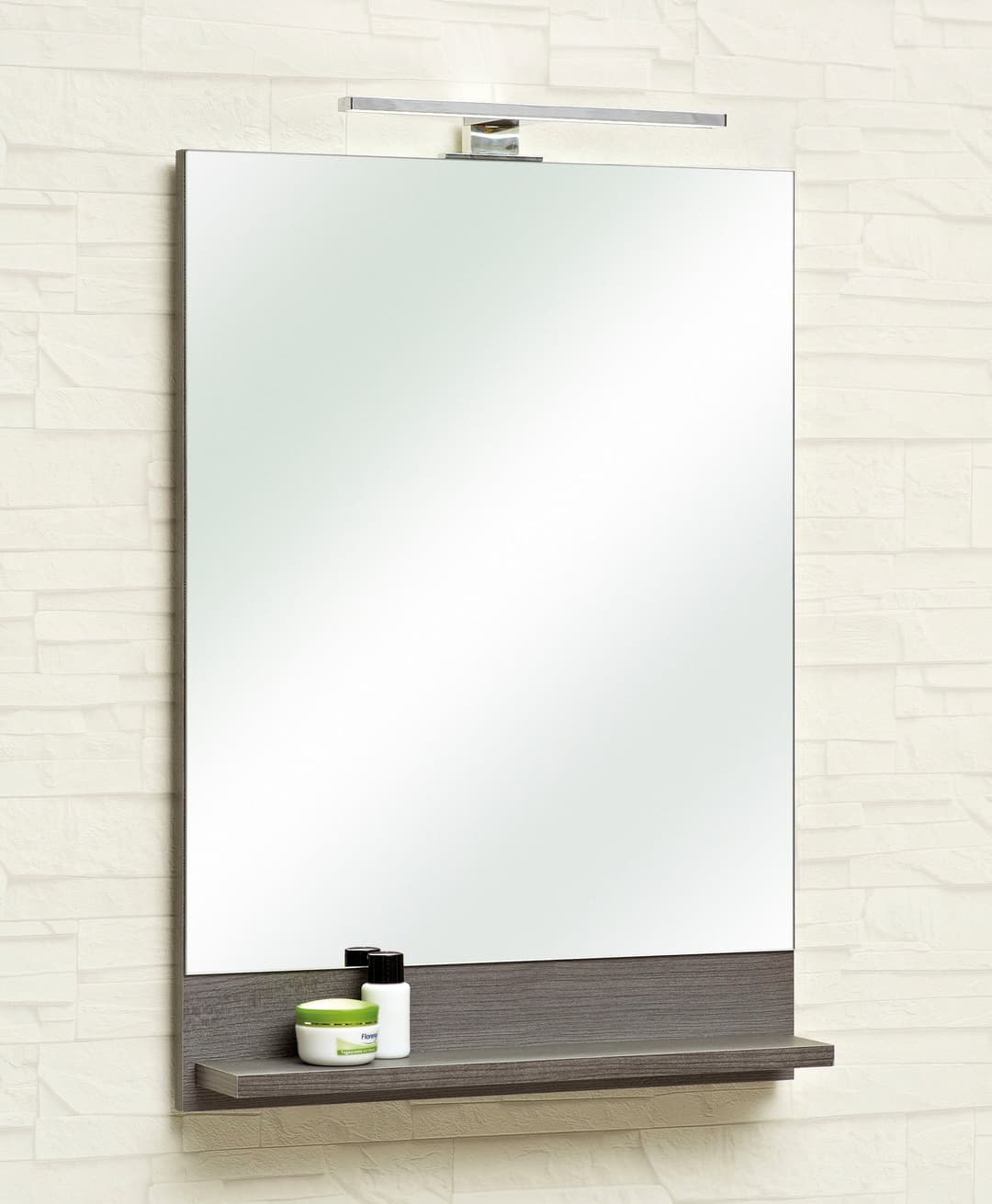 Saphir Badspiegel Quickset | Grau