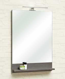 Saphir Badspiegel Quickset | Grau