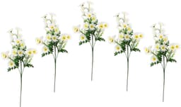 Kunstblume Margeritenzweig | Weiß