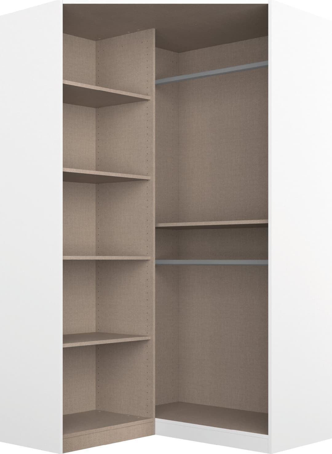rauch Eckkleiderschrank COSTA | Grau