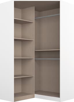rauch Eckkleiderschrank COSTA | Grau
