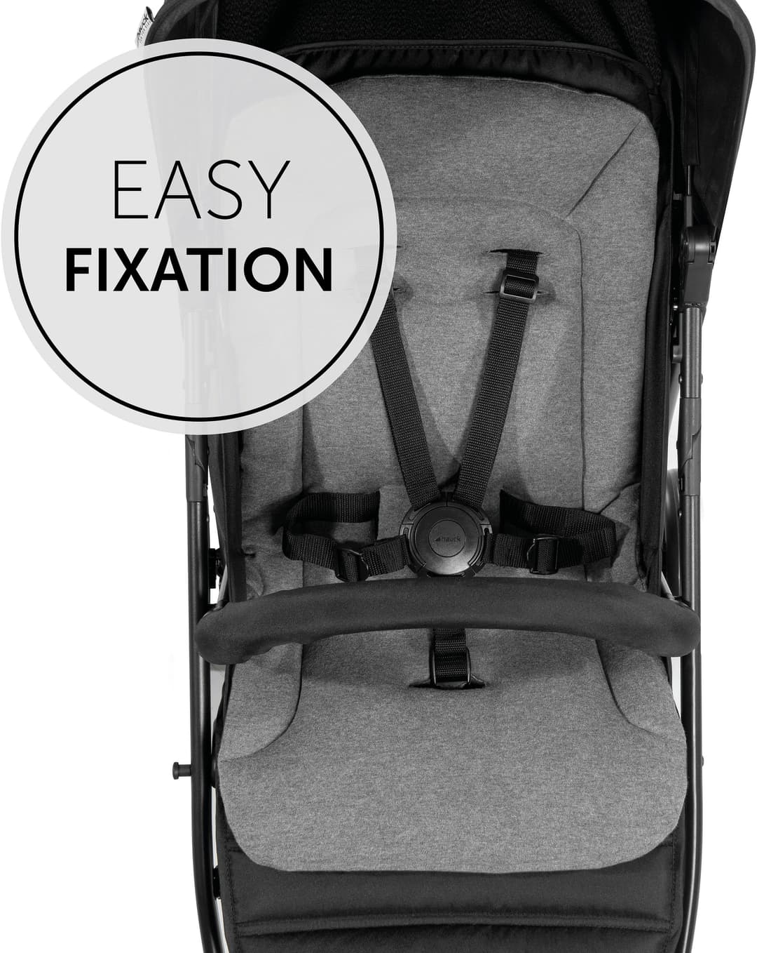 Hauck Kinderwagen-Sitzauflage Seat Liner, charcoal | Grau