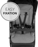 Hauck Kinderwagen-Sitzauflage Seat Liner, charcoal | Grau 2
