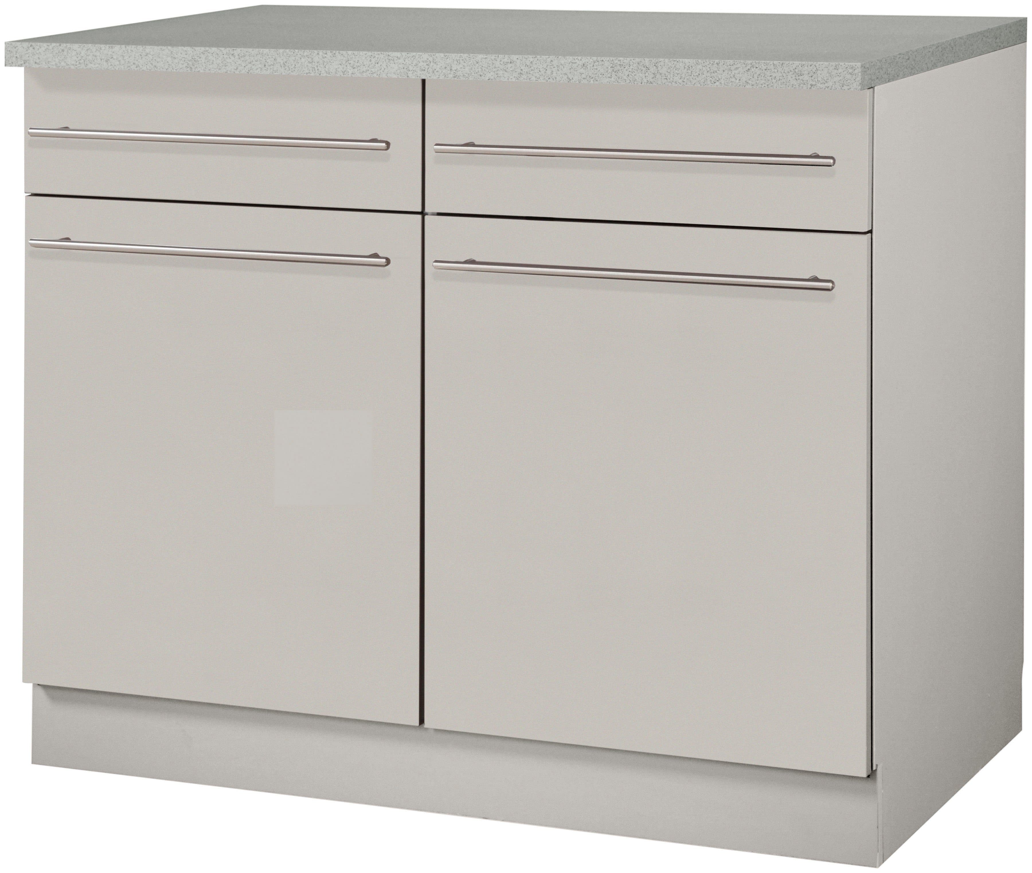 wiho Küchen Unterschrank Chicago | Beige