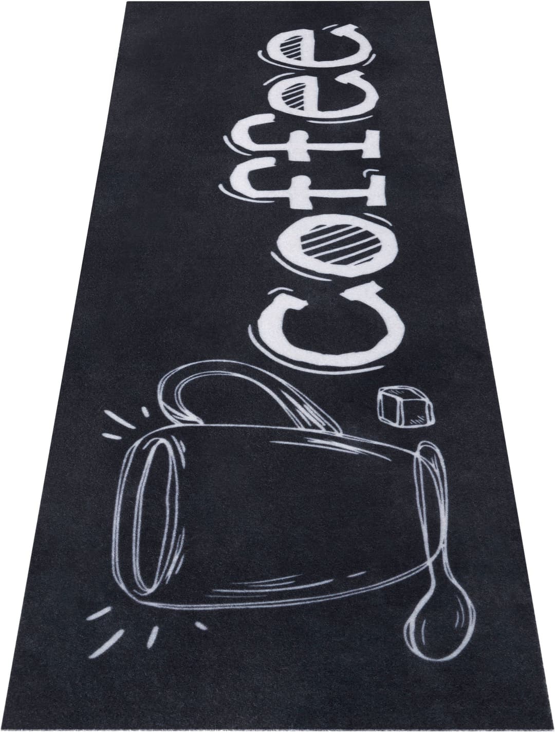 HANSE Home Küchenläufer Cup Of Coffee | Schwarz