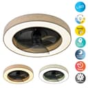 OTTO home LED Deckenleuchte Deckenventilator Vittor | Beige