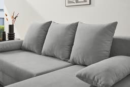 Jockenhöfer Gruppe Ecksofa Starlight L-Form | Grau