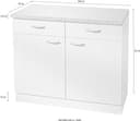 wiho Küchen Unterschrank Kiel | Weiß 4