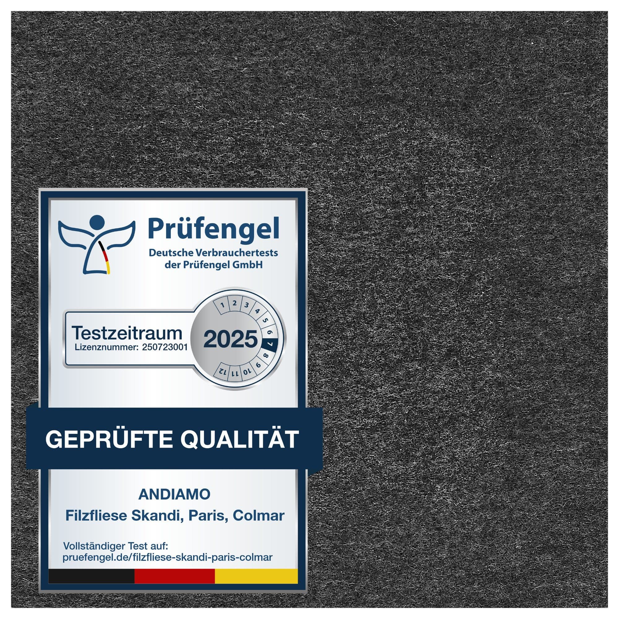 Andiamo Teppichfliese Skandi | Grau