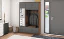 borchardt Möbel Garderobenschrank Kompakta Höhe 202 cm | Holztöne
